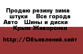 Продаю резину зима 2 штуки  - Все города Авто » Шины и диски   . Крым,Жаворонки